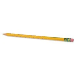 Ticonderoga Groove Pencils, HB (#2), Black Lead, Yellow Barrel, 10/Pack -Bostitch Shop 140043