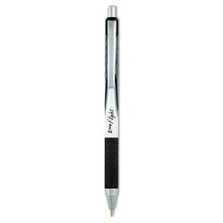 Zebra Z-Grip Flight Ballpoint Pen, Retractable, Bold 1.2 Mm, Black Ink, White Barrel, 12/Pack