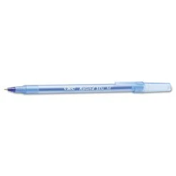 Bic Round Stic Xtra Life Ballpoint Pen Value Pack, Stick, Medium 1 Mm, Blue Ink, Translucent Blue Barrel, 60/Box -Bostitch Shop 19773