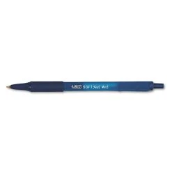 Bic Soft Feel Ballpoint Pen, Retractable, Medium 1 Mm, Assorted Ink And Barrel Colors, Dozen -Bostitch Shop 20003