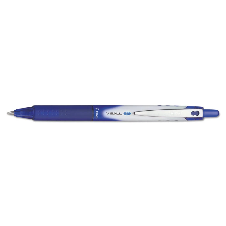 Pilot VBall RT Liquid Ink Roller Ball Pen, Retractable, Extra-Fine 0.5 Mm, Blue Ink, Blue/White Barrel 5 Pilot VBall RT Liquid Ink Roller Ball Pen, Retractable, Extra-Fine 0.5 Mm, Blue Ink, Blue/White Barrel - Image 3