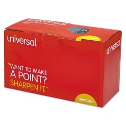 Universal Electric Pencil Sharpener, AC-Powered, 3.13 X 5.75 X 4, Black 7 Universal Electric Pencil Sharpener, AC-Powered, 3.13 X 5.75 X 4, Black -Bostitch Shop 213375