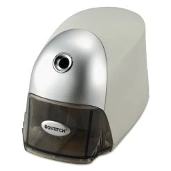Bostitch QuietSharp Executive Electric Pencil Sharpener, AC-Powered, 4 X 7.5 X 5, Gray
