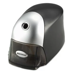 Bostitch QuietSharp Executive Electric Pencil Sharpener, AC-Powered, 4 X 7.5 X 5, Black/Graphite