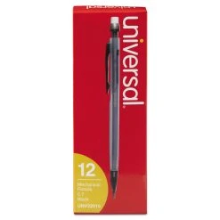 Universal Mechanical Pencil, 0.7 Mm, HB (#2.5), Black Lead, Smoke Barrel, Dozen -Bostitch Shop 223044