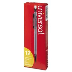 Universal Mechanical Pencil, 0.7 Mm, HB (#2.5), Black Lead, Smoke Barrel, Dozen -Bostitch Shop 223062