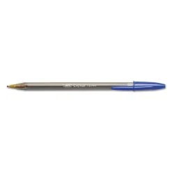 Bic Cristal Xtra Bold Ballpoint Pen, Stick, Bold 1.6 Mm, Blue Ink, Clear Barrel, Dozen -Bostitch Shop 223897