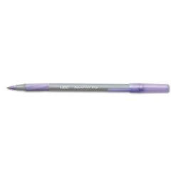 Bic Round Stic Grip Xtra Comfort Ballpoint Pen, Easy-Glide, Stick, Medium 1.2 Mm, Purple Ink, Gray/Purple Barrel, Dozen 11 Bic Round Stic Grip Xtra Comfort Ballpoint Pen, Easy-Glide, Stick, Medium 1.2 Mm, Purple Ink, Gray/Purple Barrel, Dozen -Bostitch Shop 223919