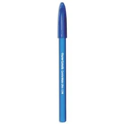 Paper Mate ComfortMate Ultra Ballpoint Pen, Stick, Medium 1 Mm, Blue Ink, Blue Barrel, Dozen