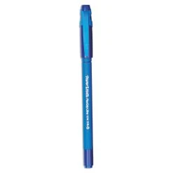 Paper Mate FlexGrip Ultra Ballpoint Pen, Stick, Medium 1 Mm, Blue Ink, Blue Barrel, Dozen