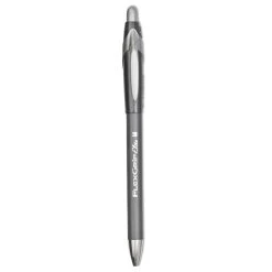 Paper Mate FlexGrip Elite Ballpoint Pen, Retractable, Medium 1 Mm, Black Ink, Black Barrel, Dozen