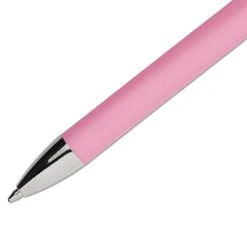 Paper Mate “Write For Hope” Edition FlexGrip Elite Ballpoint Pen, Retractable, Medium 1 Mm, Black Ink, Pink Barrel, Dozen -Bostitch Shop 225202