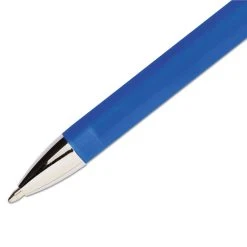 Paper Mate FlexGrip Elite Ballpoint Pen, Stick, Medium 1 Mm, Blue Ink, Blue Barrel, Dozen -Bostitch Shop 225216