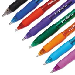 Paper Mate Profile Ballpoint Pen, Retractable, Bold 1.4 Mm, Assorted Ink And Barrel Colors, 8/Pack -Bostitch Shop 225240