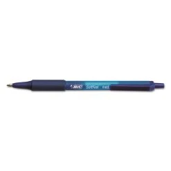 Bic Soft Feel Ballpoint Pen Value Pack, Retractable, Medium 1 Mm, Blue Ink, Blue Barrel, 36/Pack -Bostitch Shop 232395