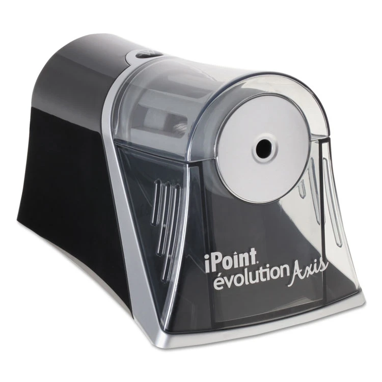 Westcott IPoint Evolution Axis Pencil Sharpener, AC-Powered, 4.25 X 7 X 4.75, Black/Silver 3 Westcott IPoint Evolution Axis Pencil Sharpener, AC-Powered, 4.25 X 7 X 4.75, Black/Silver