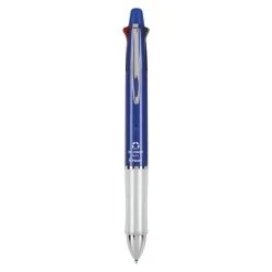 Pilot Dr. Grip 4 + 1 Multi-Color Ballpoint Pen/Pencil, Retractable, 0.7 Mm Pen/0.5 Mm Pencil, Black/Blue/Green/Red Ink, Blue Barrel