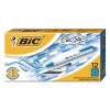 Bic Clic Stic Ballpoint Pen, Retractable, Medium 1 Mm, Blue Ink, White Barrel, Dozen 1 Bic Clic Stic Ballpoint Pen, Retractable, Medium 1 Mm, Blue Ink, White Barrel, Dozen -Bostitch Shop 258235