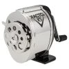 X-ACTO® KS Manual Classroom Pencil Sharpener, Table/Wall-Mount Design, Manually-Powered, 2.75 X 4.75 X 4.25, Black/Nickel