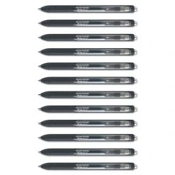 Paper Mate InkJoy Gel Pen, Retractable, Medium 0.7 Mm, Black Ink, Black Barrel, Dozen 14 Paper Mate InkJoy Gel Pen, Retractable, Medium 0.7 Mm, Black Ink, Black Barrel, Dozen -Bostitch Shop 259687