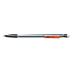 Bic Xtra Smooth Mechanical Pencil, 0.7 Mm, HB (#2.5), Black Lead, Clear Barrel, Dozen -Bostitch Shop 262680