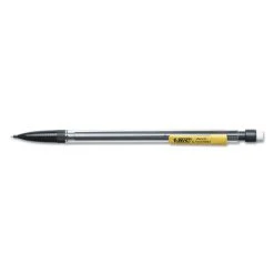 Bic Xtra Smooth Mechanical Pencil, 0.7 Mm, HB (#2.5), Black Lead, Clear Barrel, Dozen -Bostitch Shop 262763