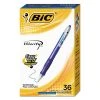 Bic Velocity Easy Glide Ballpoint Pen Value Pack, Retractable, Medium 1 Mm, Blue Ink, Blue Barrel, 36/Pack -Bostitch Shop 265164