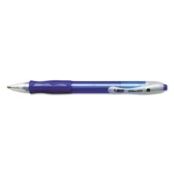 Bic Velocity Easy Glide Ballpoint Pen Value Pack, Retractable, Medium 1 Mm, Blue Ink, Blue Barrel, 36/Pack -Bostitch Shop 265183