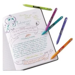 Paper Mate InkJoy Gel Pen, Retractable, Medium 0.7 Mm, Black Ink, Black Barrel, Dozen 17 Paper Mate InkJoy Gel Pen, Retractable, Medium 0.7 Mm, Black Ink, Black Barrel, Dozen -Bostitch Shop 270379