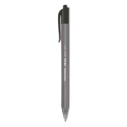 Paper Mate InkJoy 100 RT Ballpoint Pen, Retractable, Medium 1 Mm, Black Ink, Black Barrel, Dozen