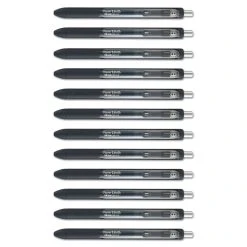 Paper Mate InkJoy Gel Pen, Retractable, Micro 0.5 Mm, Black Ink, Black Barrel, Dozen -Bostitch Shop 270555