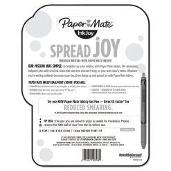 Paper Mate InkJoy 300 RT Ballpoint Pen, Refillable, Retractable, Medium 1 Mm, Black Ink, Black Barrel, 24/Pack -Bostitch Shop 270695