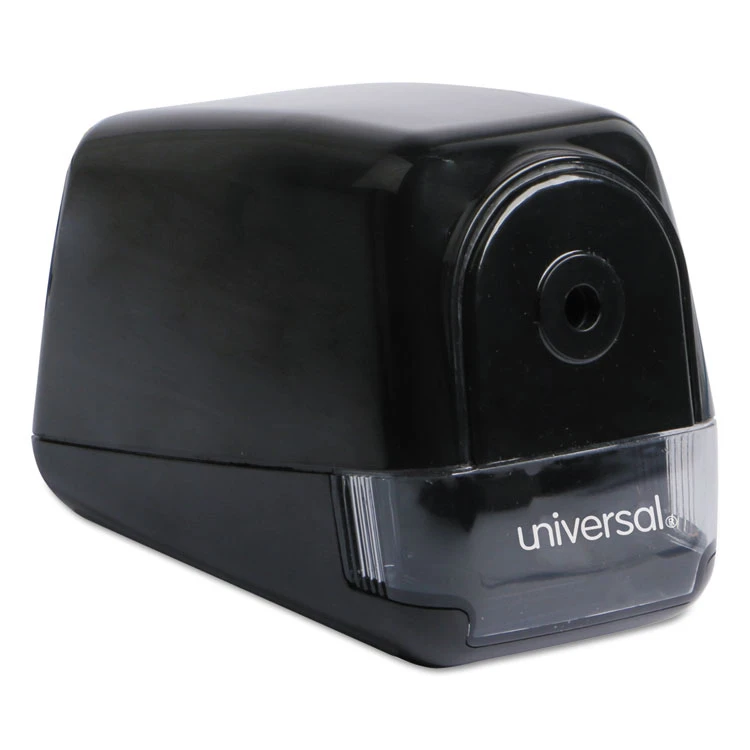 Universal Electric Pencil Sharpener, AC-Powered, 3.13 X 5.75 X 4, Black 3 Universal Electric Pencil Sharpener, AC-Powered, 3.13 X 5.75 X 4, Black