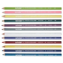 Prismacolor Scholar Colored Pencil Set, 3 Mm, HB (#2.5), Assorted Lead/Barrel Colors, 48/Pack -Bostitch Shop 271656
