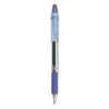 Zebra Jimnie Gel Pen, Stick, Medium 0.7 Mm, Blue Ink, Smoke Barrel, 12/Pack