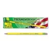 Ticonderoga Pencils, 2H (#4), Black Lead, Yellow Barrel, Dozen -Bostitch Shop 30191