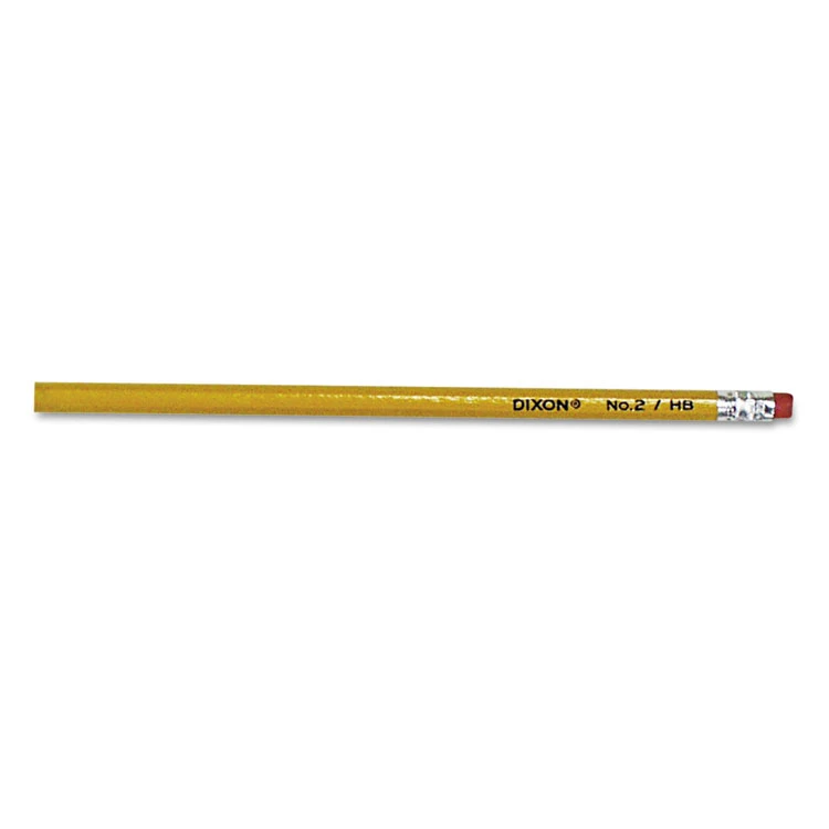 Dixon No. 2 Pencil, HB (#2), Black Lead, Yellow Barrel, 144/Box 3 Dixon No. 2 Pencil, HB (#2), Black Lead, Yellow Barrel, 144/Box