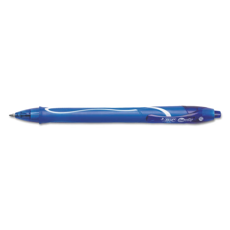 Bic Gel-ocity Quick Dry Gel Pen, Retractable, Medium 0.7 Mm, Blue Ink, Blue Barrel, Dozen 10 Bic Gel-ocity Quick Dry Gel Pen, Retractable, Medium 0.7 Mm, Blue Ink, Blue Barrel, Dozen - Image 8