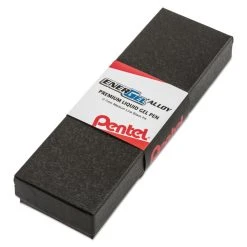 Pentel EnerGel Alloy Gel Pen, Retractable, Medium 0.7 Mm, Black Ink, Gold Barrel -Bostitch Shop 304241