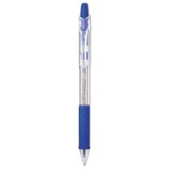 Pentel R.S.V.P. RT Ballpoint Pen, Retractable, Medium 1 Mm, Blue Ink, Clear Barrel, Dozen