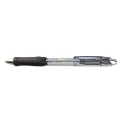 Pentel R.S.V.P. Super RT Ballpoint Pen, Retractable, Medium 1 Mm, Black Ink, Black Barrel, Dozen -Bostitch Shop 309700