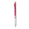 Pentel EnerGel RTX Gel Pen, Retractable, Medium 0.7 Mm, Pink Ink, White/Pink Barrel -Bostitch Shop 316072