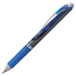 Pentel EnerGel RTX Gel Pen, Retractable, Bold 1 Mm, Blue Ink, Blue/Gray Barrel -Bostitch Shop 316077