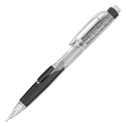 Pentel Twist-Erase CLICK Mechanical Pencil, 0.7 Mm, HB (#2.5), Black Lead, Black Barrel