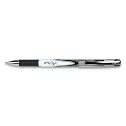 Zebra Z-Grip Flight Ballpoint Pen, Stick, Bold 1.2 Mm, Black Ink, White/Black Fashion Accents Barrel, 12/Pack -Bostitch Shop 320571