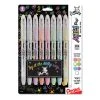 Pentel Milky Pop Gel Pen, Stick, Medium 0.8 Mm, Assorted Ink And Barrel Colors, 8/Pack