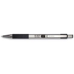 Zebra G-301 Gel Pen, Retractable, Medium 0.7 Mm, Black Ink, Stainless Steel/Black Barrel 7 Zebra G-301 Gel Pen, Retractable, Medium 0.7 Mm, Black Ink, Stainless Steel/Black Barrel -Bostitch Shop 601638