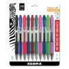 Zebra Sarasa Dry Gel X20 Gel Pen, Retractable, Medium 0.7 Mm, Assorted Ink And Barrel Colors, 10/Pack -Bostitch Shop 602399