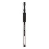 Universal Comfort Grip Gel Pen, Stick, Fine 0.5 Mm, Black Ink, Clear Barrel, Dozen -Bostitch Shop 606250