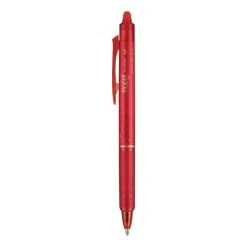 Pilot FriXion Clicker Erasable Gel Pen, Retractable, Bold 1 Mm, Red Ink, Red Barrel, Dozen